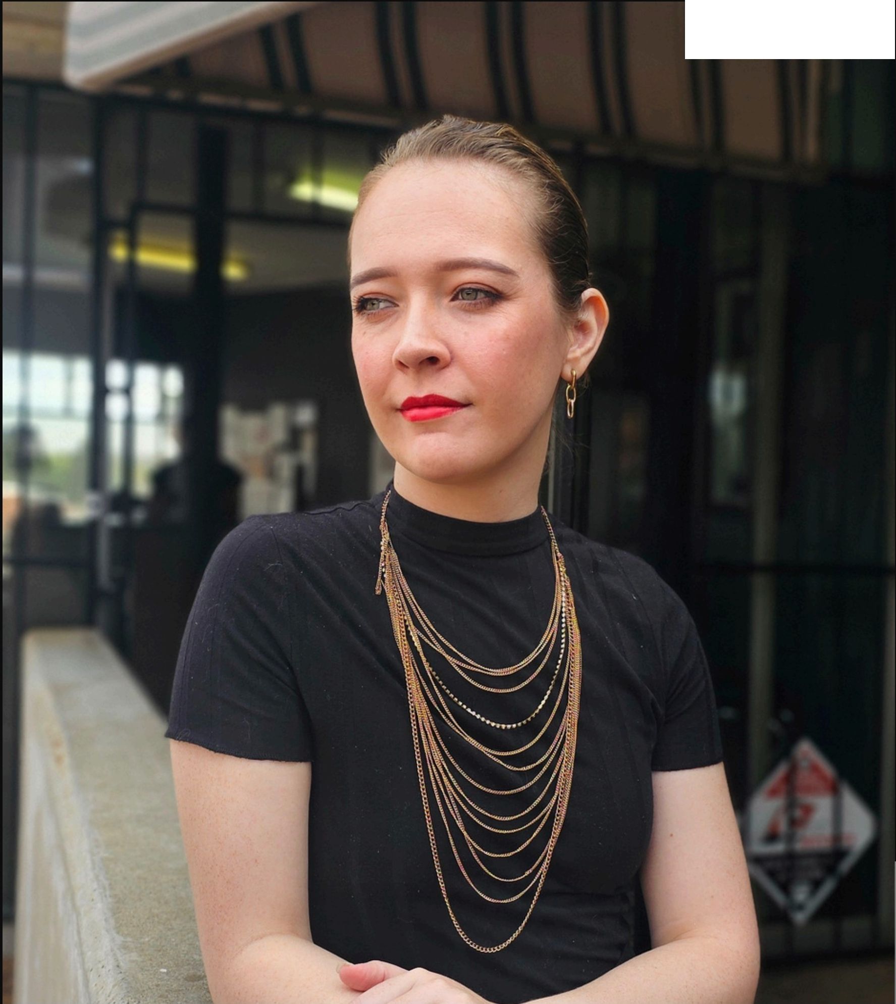 Portrait of fashion designer Lorrinda Richter